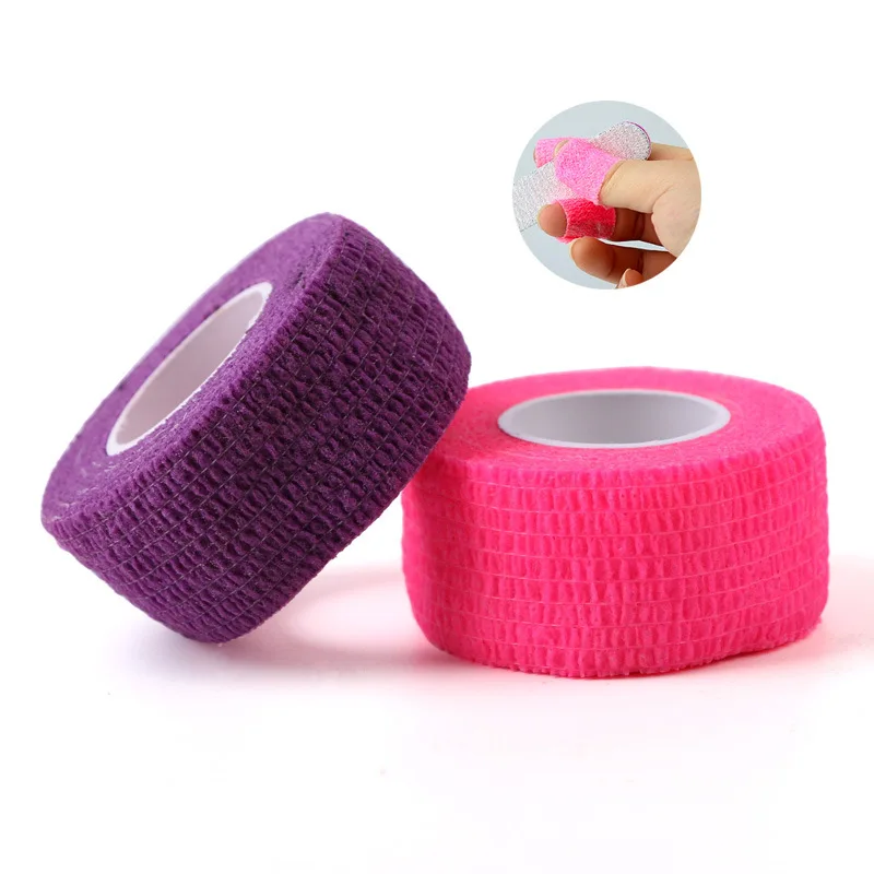 Finger Bandage Strip Nail Art Manicure Protective Tape Roll Save Your