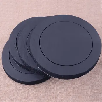 

CITALL 4pcs Car EPDM Door Sound Noise Insulation Speaker Adapter Cotton Ring Bass Woofer Foam Soft Flat Pad Cushion Trim