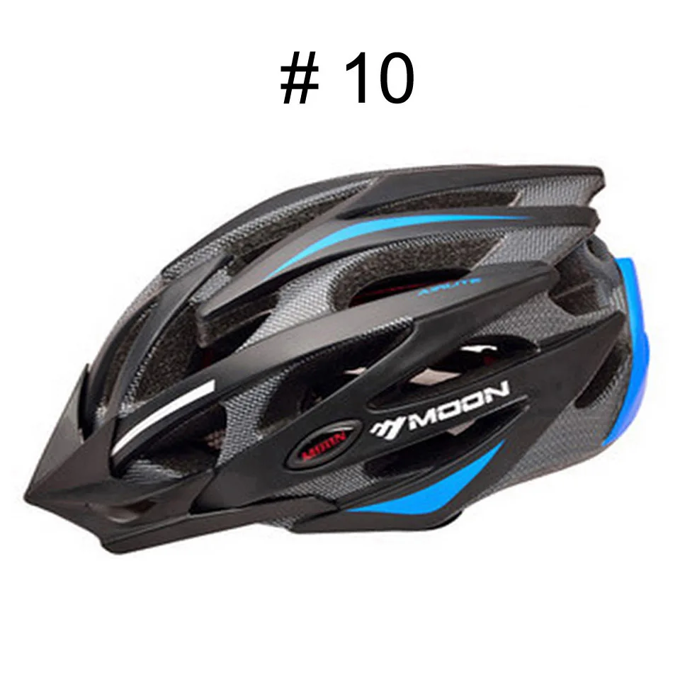 MOON велосипедный шлем In-mold велосипедный шлем ультралегкий цельный дорожный горный велосипедный шлем 52-64 см - Цвет: Regular Color 10