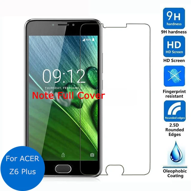 

For Acer Liquid Z6 Plus Tempered Glass Original 9H High Quality Protective Film Explosion-proof Screen Protector For Z6Plus 5.5"