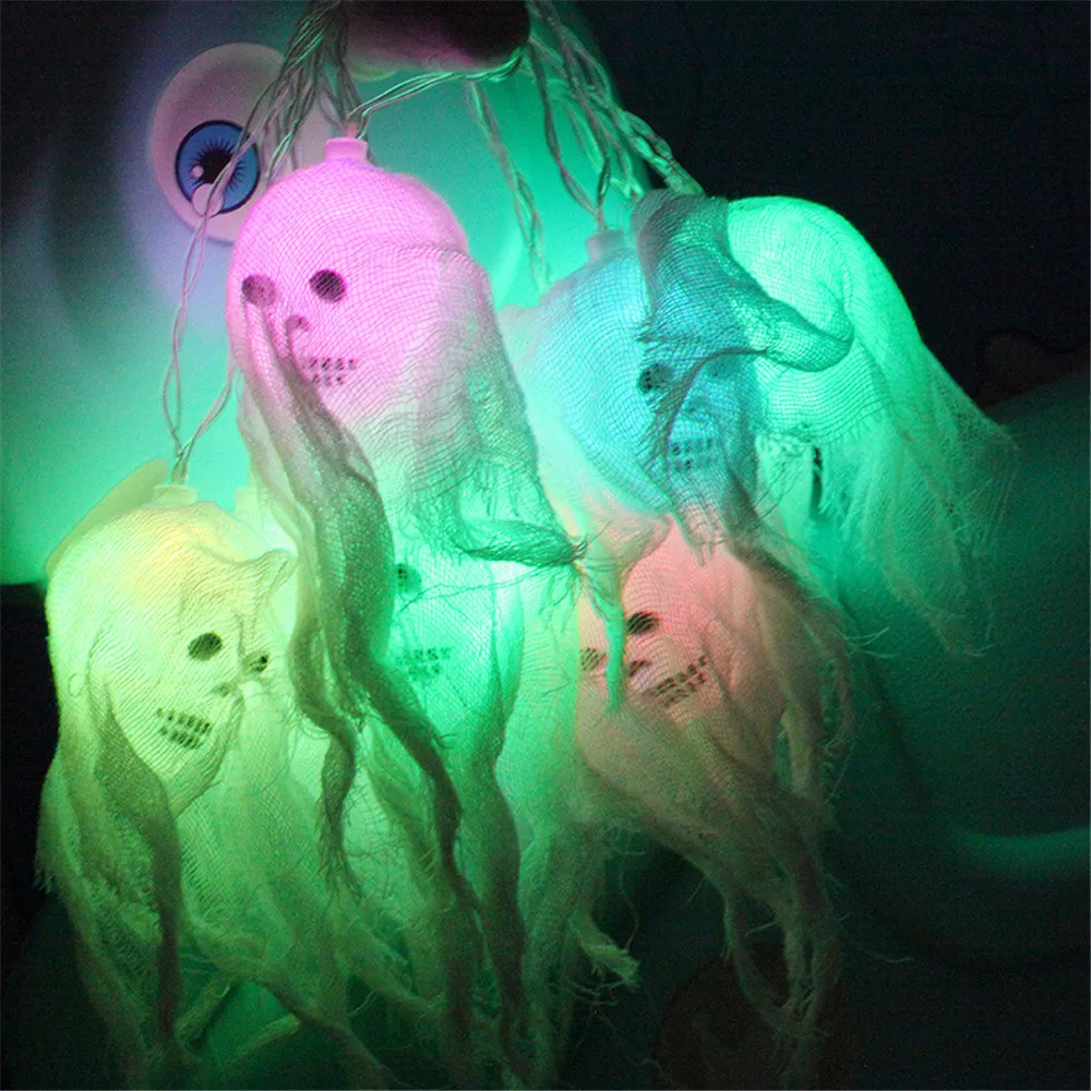 aliexpress com buy happy halloween decorations pumpkin led skull string lights
