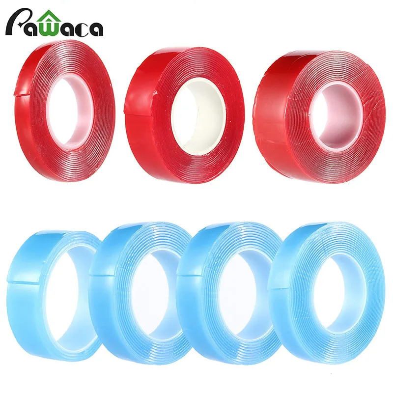 

Multi-Functional Double-Sided Tape Reusable Adhesive Tape, Traceless Washable Tape Transparent Gel Tape for Fixing Carpet