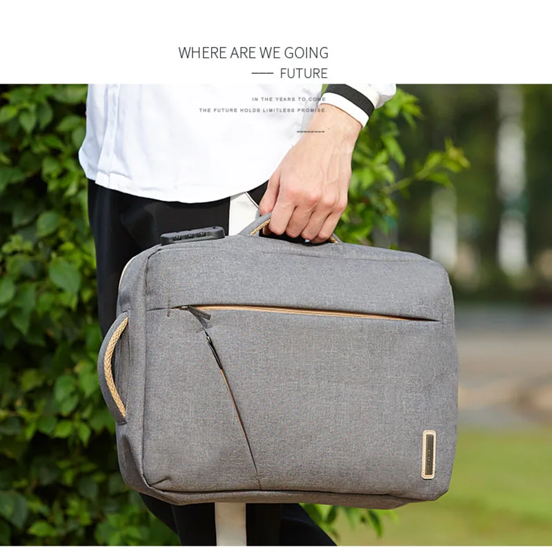 New Backpack Laptop Bag For Macbook Air Pro Xiaomi Multifunction Password Computer Bag Travel Case Handbag Business Case For Men (6)