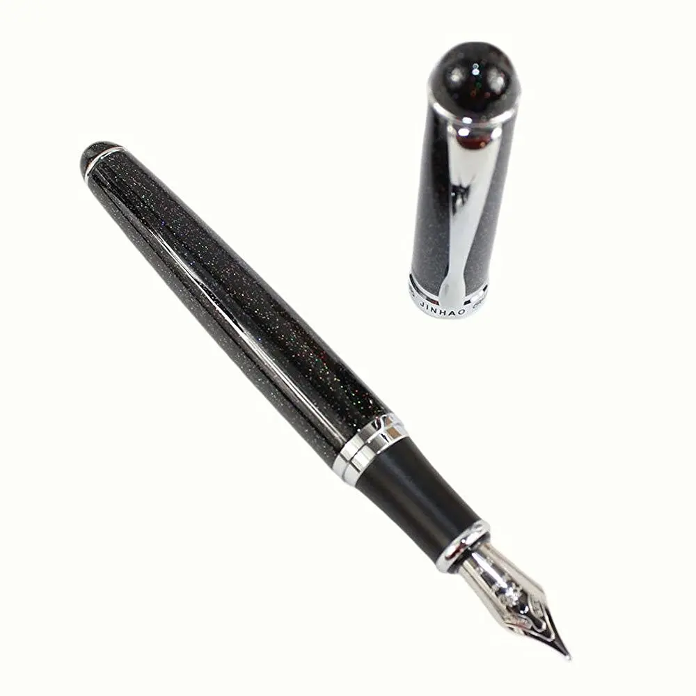 Jinhao Роскошная авторучка для каллиграфии(черный лак