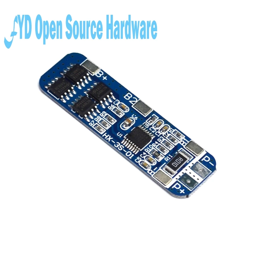 1 шт. защитная плата PCB BMS зарядного устройства литий ионных батарей 3S 10 А 11 В 12 6 в с