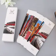 30 шт творческий Китайский стиль бумажные закладки Картина Открытки Ретро красивые закладки в коробке памятные подарки
