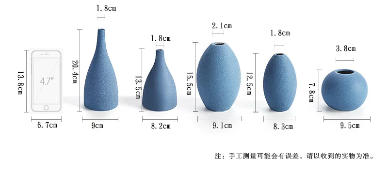 Современная керамическая ваза, креативная матовая отделка, для гостиной, ручная работа, шлифовальная поверхность, украшение шкафа, ваза для сухих цветов