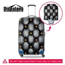 Персонализированные 3D шаблон багажа Защитные чехлы для женщин чемодан защитные чехлы прозрачный водонепроницаемый чехол для багажа для путешествий