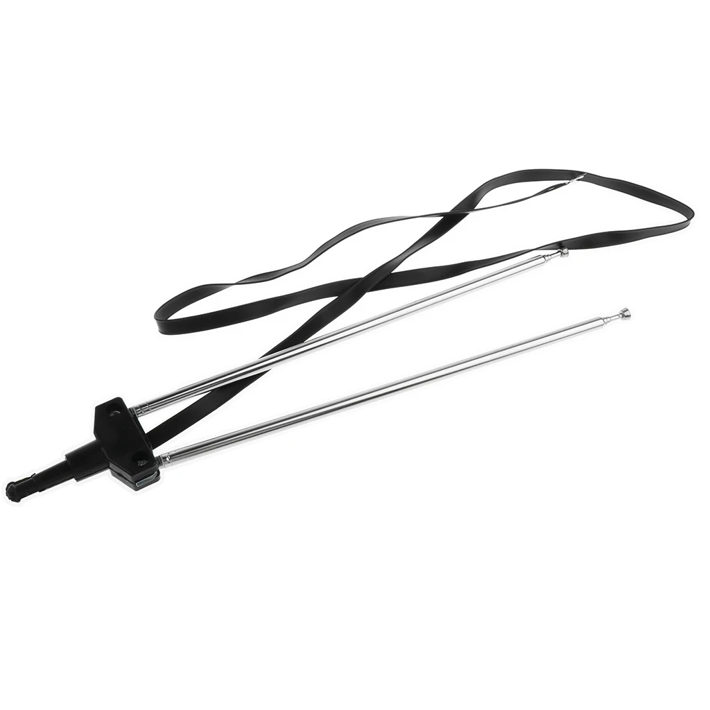 Metal Rod Double Head Telescopic Antenna 4 Sections TV Radio Antenna Remote Aerial 300 Ω