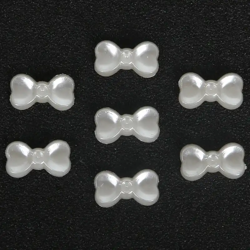 Галстук бабочка из АБС пластика с искусственным жемчугом|beads for jewelry|beads jewelry makingbeads