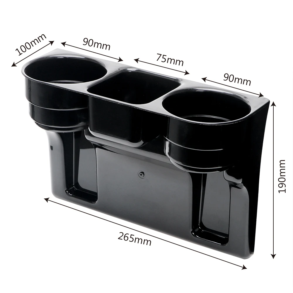YOSOLO Car Seat Cup Holder Seat Seam Wedge Auto Drink Holder Organizer Car Storage Box Phone Holder Stand Stowing Tidying