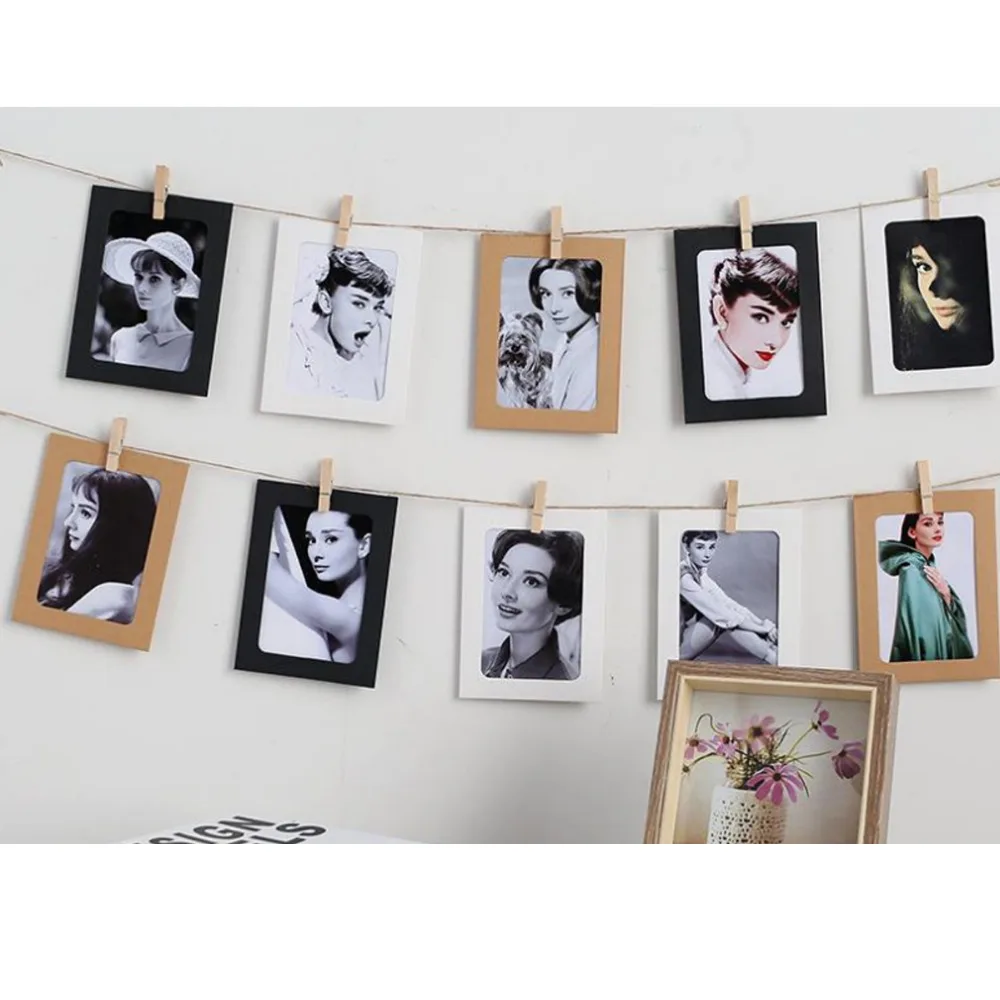 Набор бумажных фоторамок для Fujifilm Instax Mini 8 9 70 90 10 шт. пленка 3 дюйма или 5 дюймов Wide
