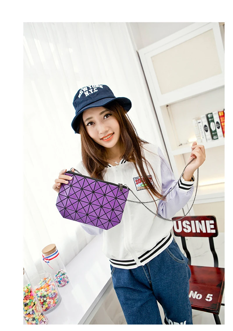 2017 New Women Fashion Fold Over Bags Madam Geometric Goint Plaid Tote Casual Clutch Messenger Bag Shoulder Bags Bolso Bao Bao (17)
