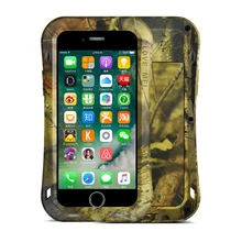 Любовь Мэй Камо чехол для iPhone 7 Plus противоударный Водонепроницаемый Алюминий металлическая крышка для iPhone 7 Apple чехол жесткий закаленное стекло