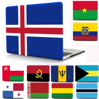 

National Flag Pattern Laptop Cover Case For Apple Macbook Air Pro Retina 11 12 13 15 Protective Shell for Mac 11.6 13.3 15.4 16