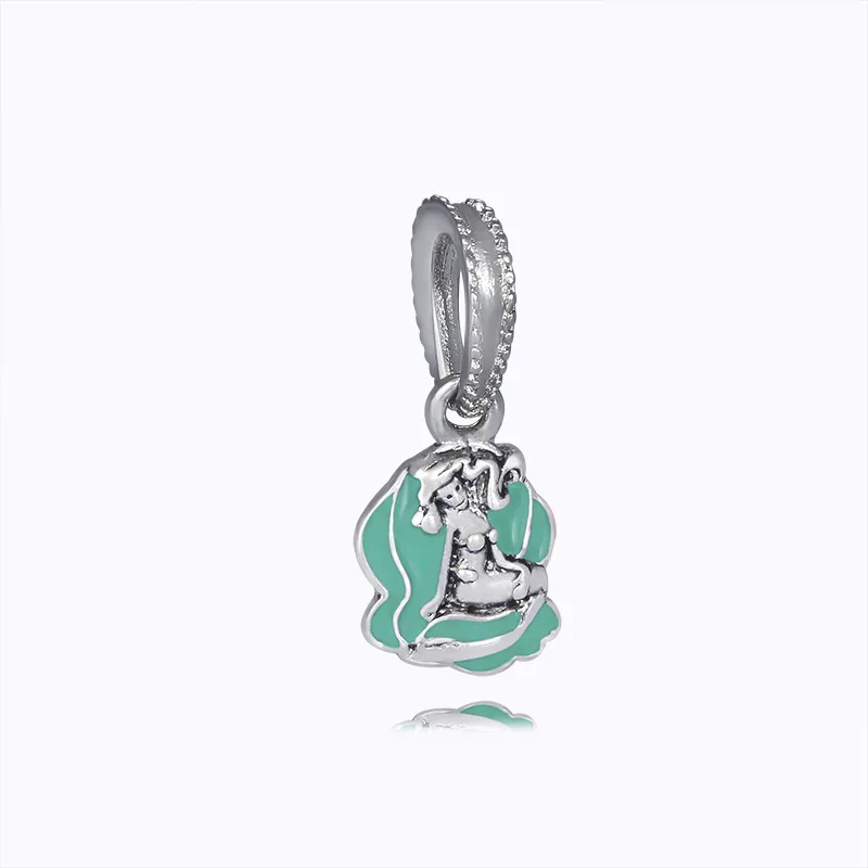 

Multicolor Mermaid Fairy Tale Character Crafts Bead Big Hole Charm Pendants DIY Jewelry Accessories Fit Necklace Bracelet JPP246