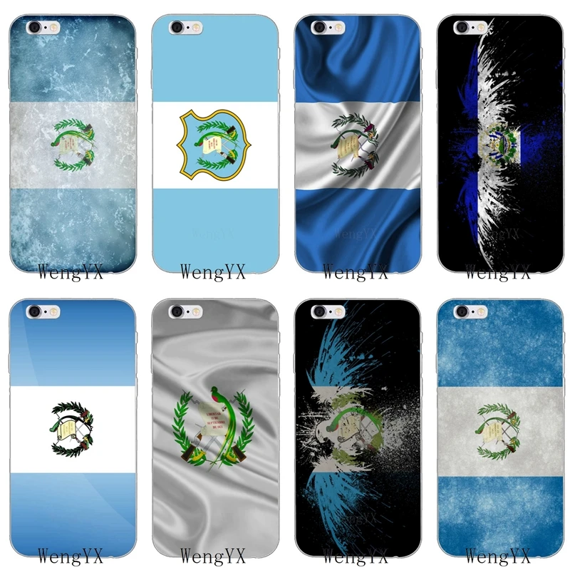 

design National Guatemala flag Soft phone case For Samsung Galaxy A9 A8 A7 A5 A3 J8 J7 J6 J5 J4 J3 Plus Prime 2018 2017 2016