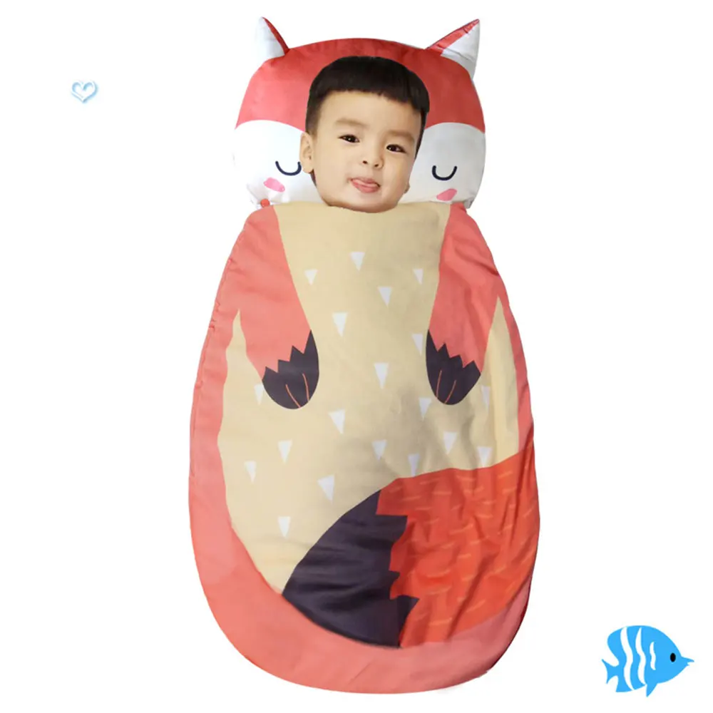 Animal Fox Cartoon Baby Sleeping Bag Cotton Infant Sack Animal Fox Cartoon Baby Sleeping Bag Cotton Infant Sack Winter Bags Co Kids Newborn Sleep 105cm