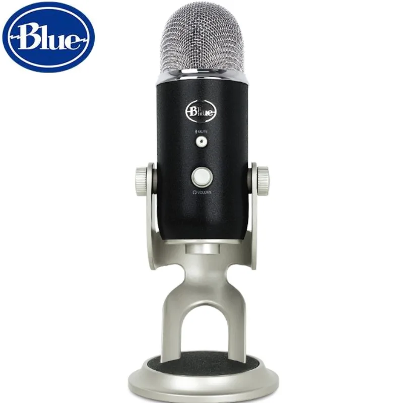 Blue Yeti Pro Studio Настольный цифровой USB/iOS записывающий микрофон профессиональный конденсаторный микрофон караоке песня студия запись live