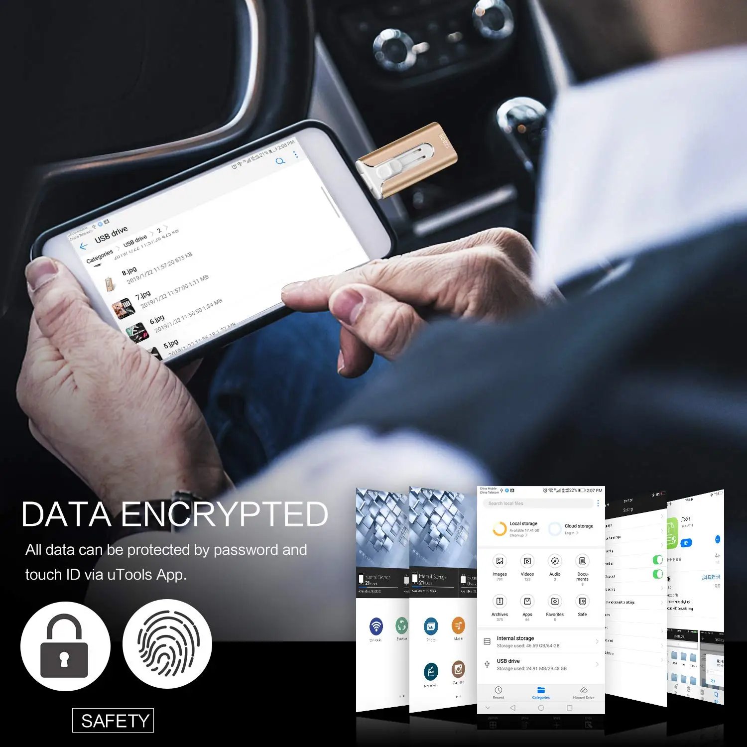 USB флеш накопитель 3 в 1 для iPhone/Android 16 ГБ 32 64 128 флешка OTG Usb 0 внешний флэш карта
