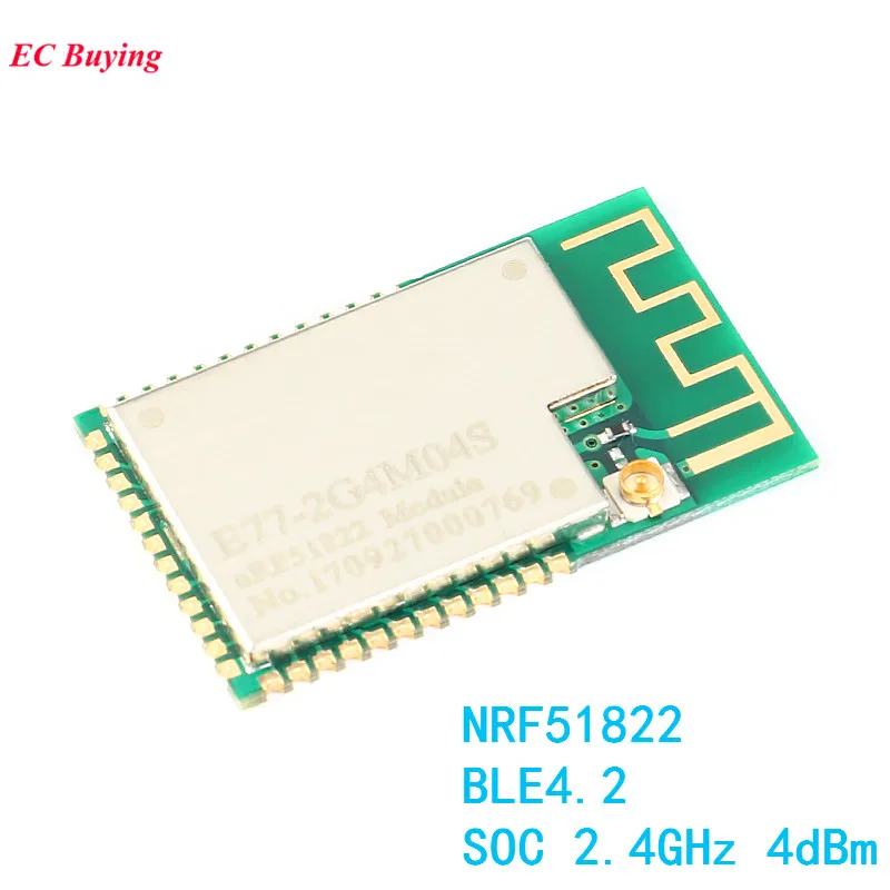 NRF51822 беспроводной модуль Bluetooth BLE4.2 SOC макетная плата 2 4 ГГц дБм DIY Электронный