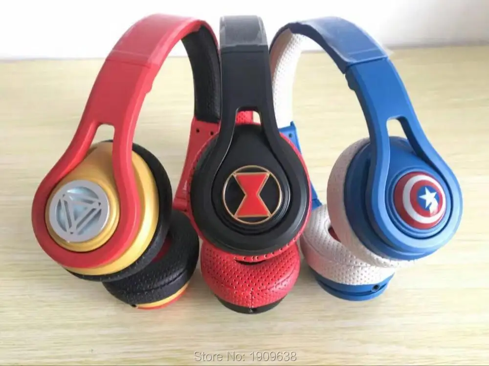 

SMS Sport wired microlite headphones Headset Earphone With microphone Marvel Collectors Editions to feature Iron Man, Black Wido