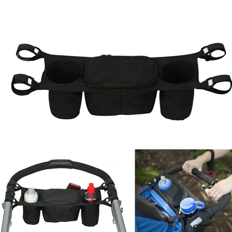 Baby Stroller Cup Bag Carriage Pram Buggy Cart Bottle Holder Stroller Organizer Newborn Stroller Accessories Bottle
