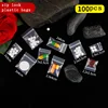 Mini Zipper Plastic Bags, Ziplock Pill Packaging Pouches, Small Zip Lock Bags, 0.16mm Thick, Food, 100Pcs 4