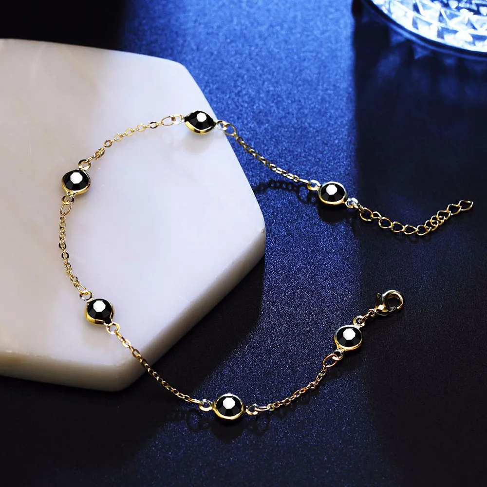 

New Hot Feet Anklets Sandals Sexy Legs Chains Boho Crystal Bracelets Statement Jewelry Gold Color Thin Beach Holiday Accessory