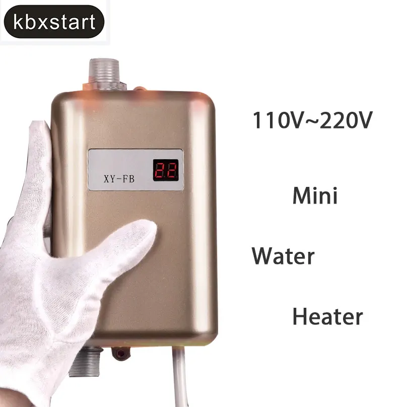 Kbxstart 3000 Вт Электрический водонагреватель мгновенный безрезервуарный 110 В/220 В