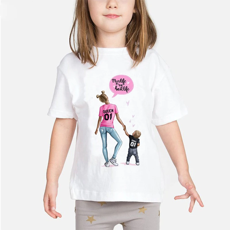 Boss/футболки в тон для мамы и дочки; одежда для мамы и меня; одинаковые комплекты для семьи; одежда для мамы, мамы, мамы и ребенка