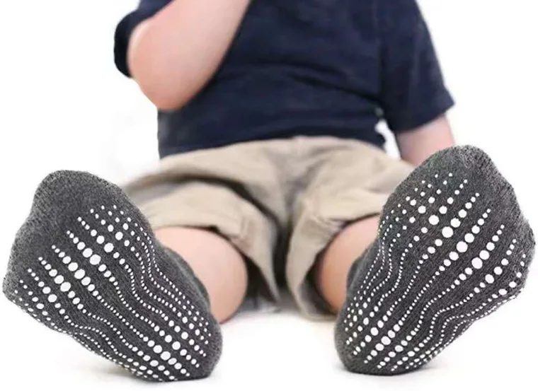 6 пара/лот, детские носки детские хлопковые носки-тапочки для малышей короткие носки для мальчиков и девочек Нескользящие носки для малышей