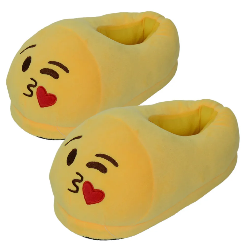 Emoji Lovely Slippers Women Slippers Funny Men boy Indoor Warm Shoes
