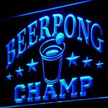 I941 пивной понг Чемпион Пивной бар Паб декор неоновый свет знак включения/выключения 20+ цвета 5 размеров