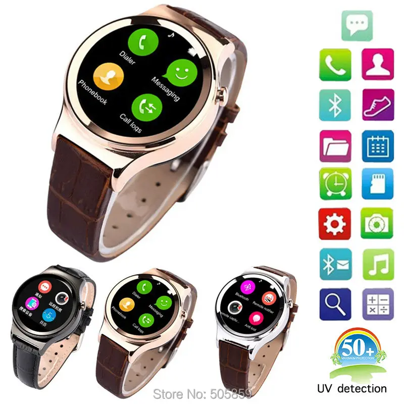 round dial smart watch
