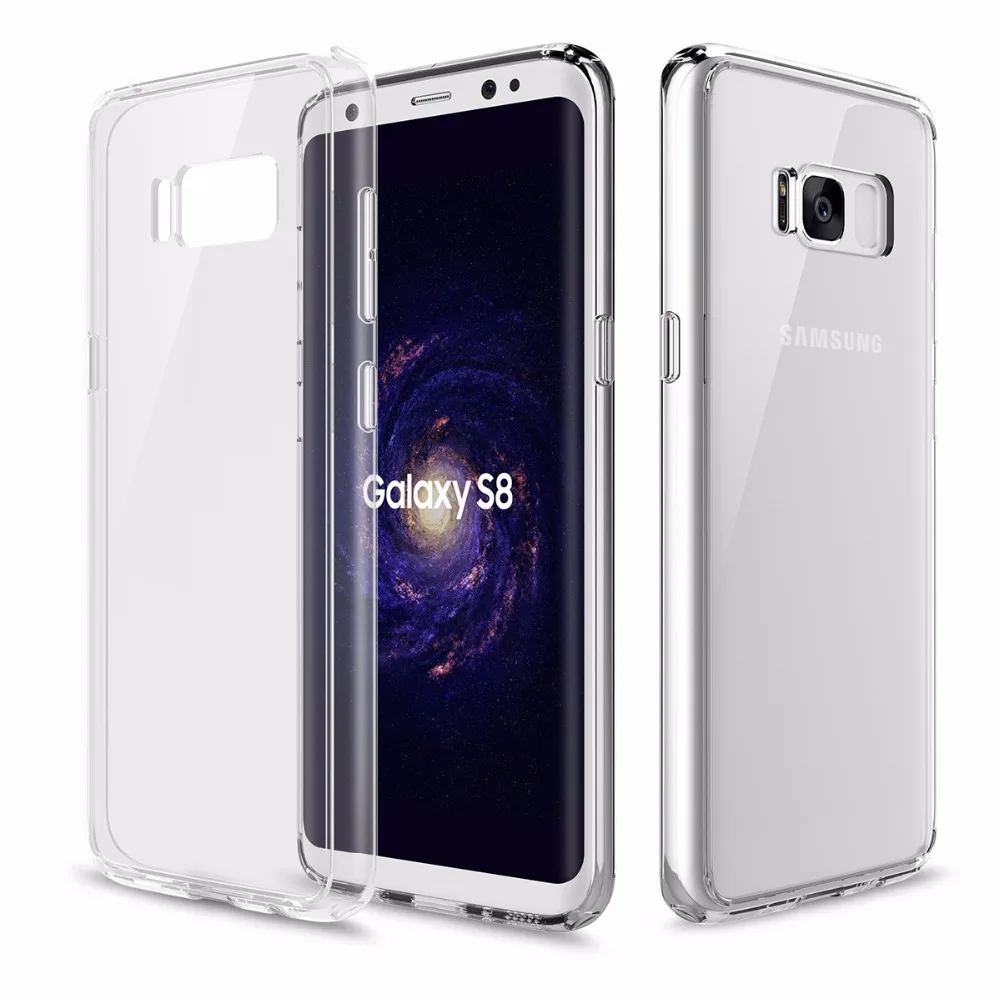 Для samsung Galaxy S8+ чехол,, ROCK, противоударный, ультра тонкий, прозрачный, PC+ Задняя накладка чехла из ТПУ для Galaxy S8, Capa, распродажа