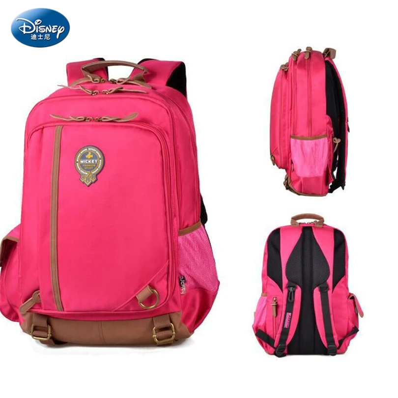 

Disney 2018 Mickey Waterproof Orthopedic Backpack School Bags for Boys Cartoon Schoolbag Ultralight Kids Satchel Grade 1-5