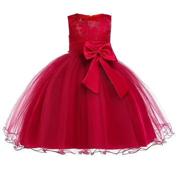 

2019 Children's Birthday Princess Party Dress Girl Baby Lace Child Elegant Dress Baby Girl Clothes child clothing vestido