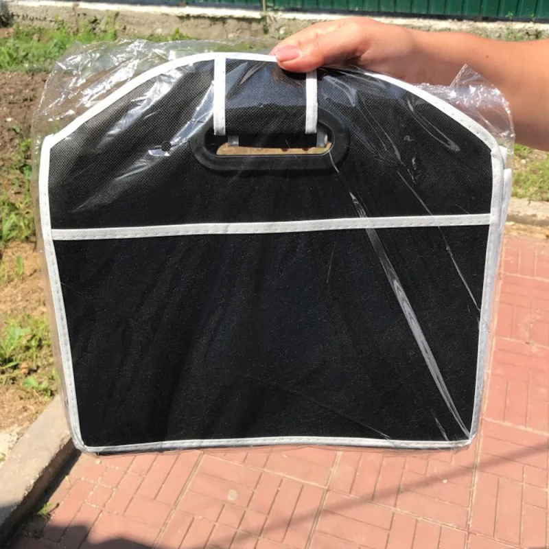 BXESCP Горячая корзина для хранения автомобиля сумка для хранения багажника продовольственный автомобиль продукты по уходу автомобиль складной мешок автомобильный мусорный пакет