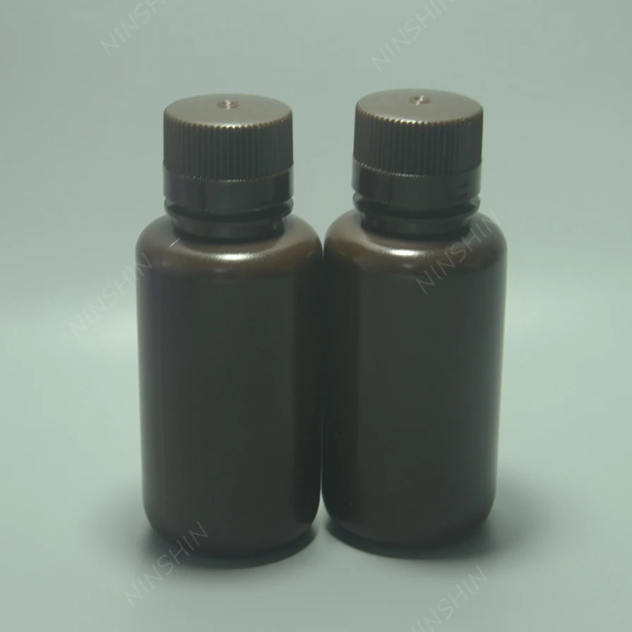 New Brown Plastic Bottole ,Narrow Mouth,250ML Armber PET Reagent Bottle