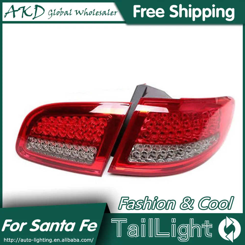 Akd Car Styling For Hyundai Santa Fe Led Tail Lights 2007 2017 New Akd Car Styling For Hyundai Santa Fe Led Tail Lights 2007 2017 New Light Rear Lamp Drl Brake Park Signal In Embly From Automobiles