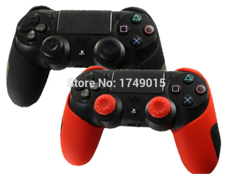 Тонкий контроллер для Sony Play Station 4 PS4 DS4 Pro мягкий силиконовый чехол с наполовину