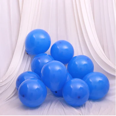 10 шт. 10 дюймов 2,2 г матовый воздушный шар "Конфетти" уплотненный латексный шарик для дня рождения воздушные шары Свадебный декор баллон события вечерние поставки - Цвет: Matte blue