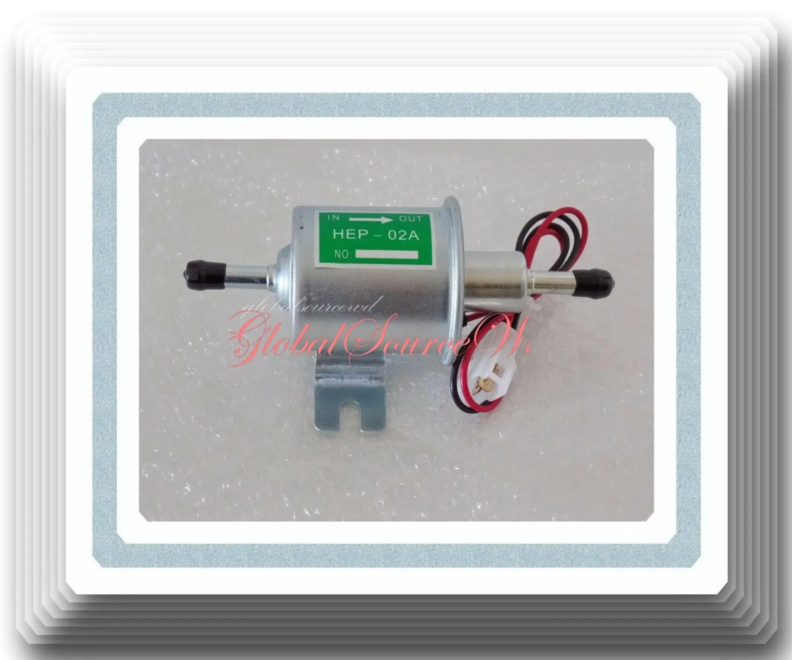 

HEP-02A New Gas Diesel fuel pump Inline Low Pressure electric fuel pump 12V