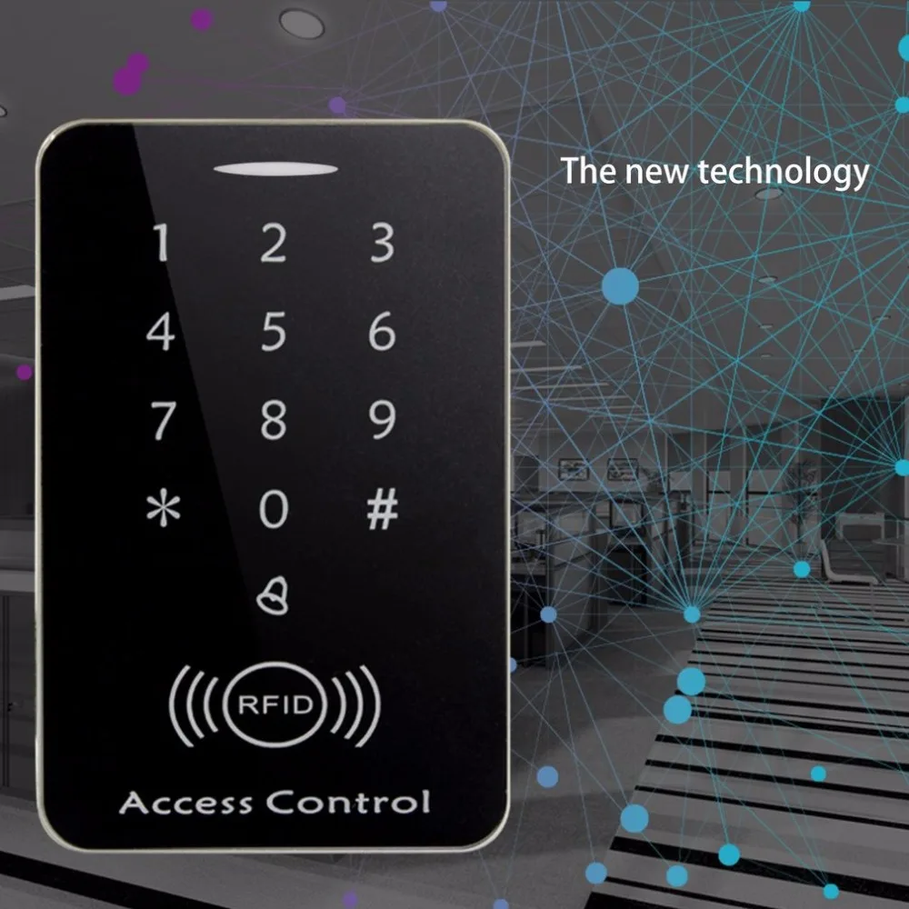 LESHP 125 кГц RFID Клавиатура система контроля доступа цифровая клавиатура Дверной Замок Контроллер RFID считыватель карт с 10 ключами TK4100