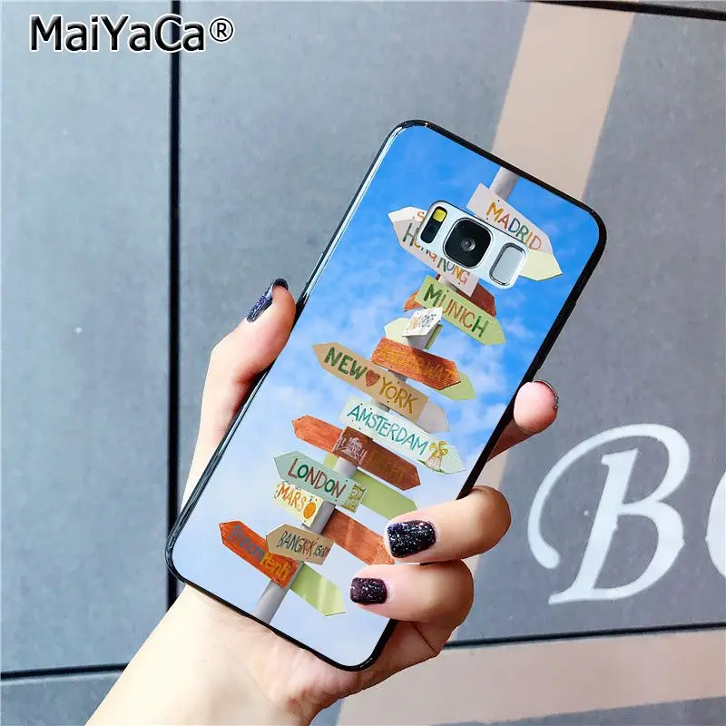 Силиконовый чехол MaiYaCa для Samsung Galaxy S20 S9 plus S7 edge S6 S10 S8 plus|Бамперы| |
