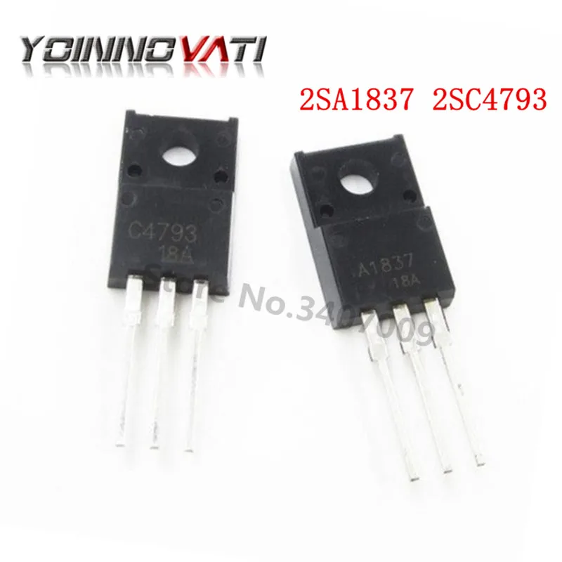 10 шт. 5 пар 2SC4793 TO220 2SA1837 TO-220 C4793 A1837 230V 1A биполярная стыковка | Обустройство дома