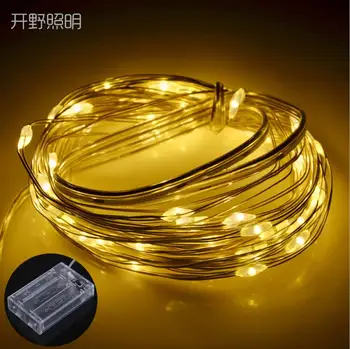 

2M 5M Copper Wire LED String lights Holiday lighting Fairy Garland For Christmas Tree Wedding Party Decoration