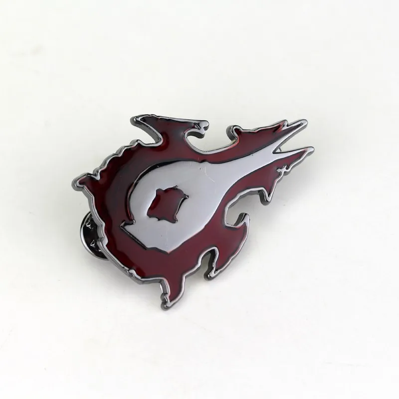 MQCHUN HearthStone герои Warcraft значок Кнопка вау Орда красная эмблема броши|red brooch|brooches