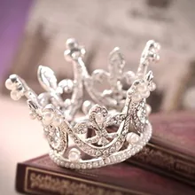 Модные свадебные украшения для волос, расческа для волос со стразами, имитация жемчуга, тиара, корона принцессы для женщин, аксессуары для волос